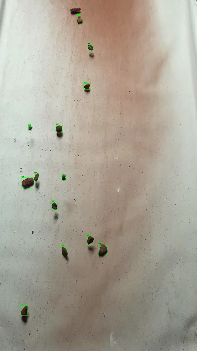 High-Speed Industrial Camera Feed @ 120 FPS Particle Tracking